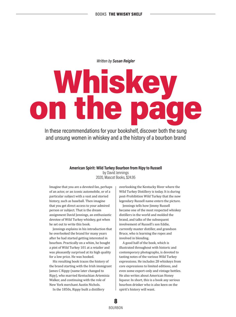 American Whiskey Magazine Preview Pages