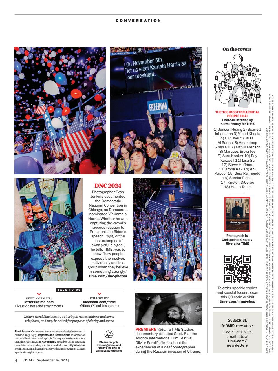 TIME Magazine Europe Preview Pages