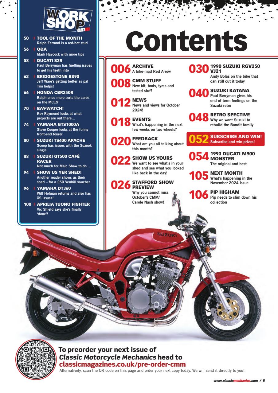 Classic Motorcycle Mechanics Preview Pages