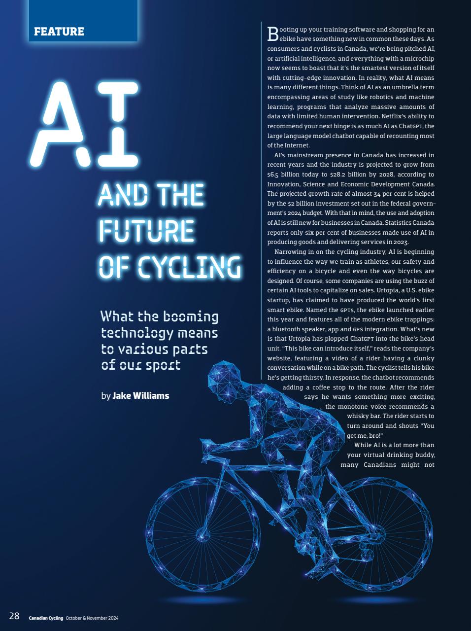 Canadian Cycling Magazine Preview Pages