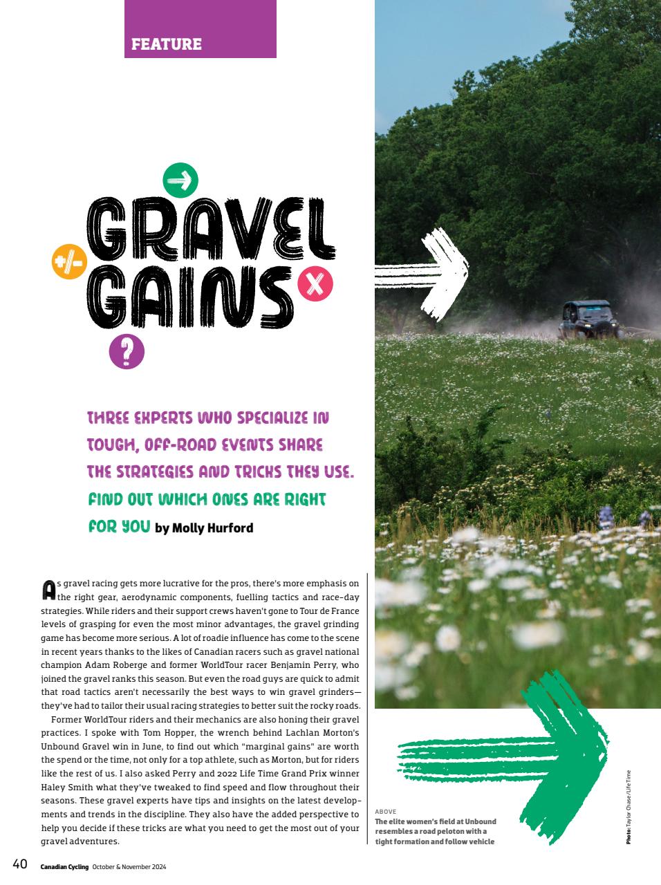 Canadian Cycling Magazine Preview Pages