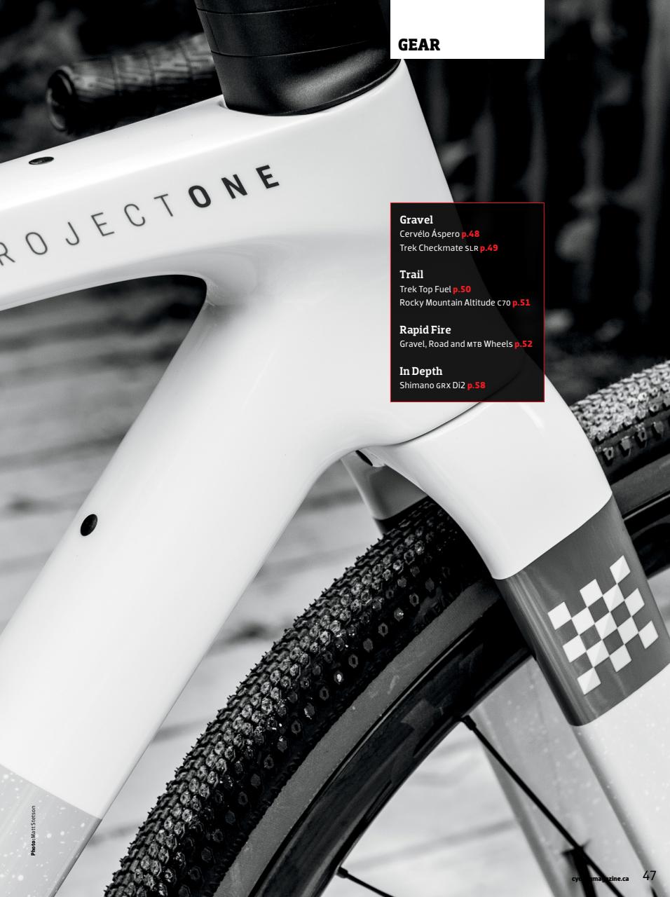 Canadian Cycling Magazine Preview Pages