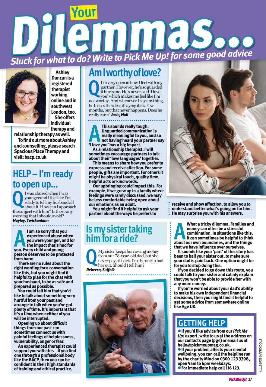 Pick Me Up Preview Pages