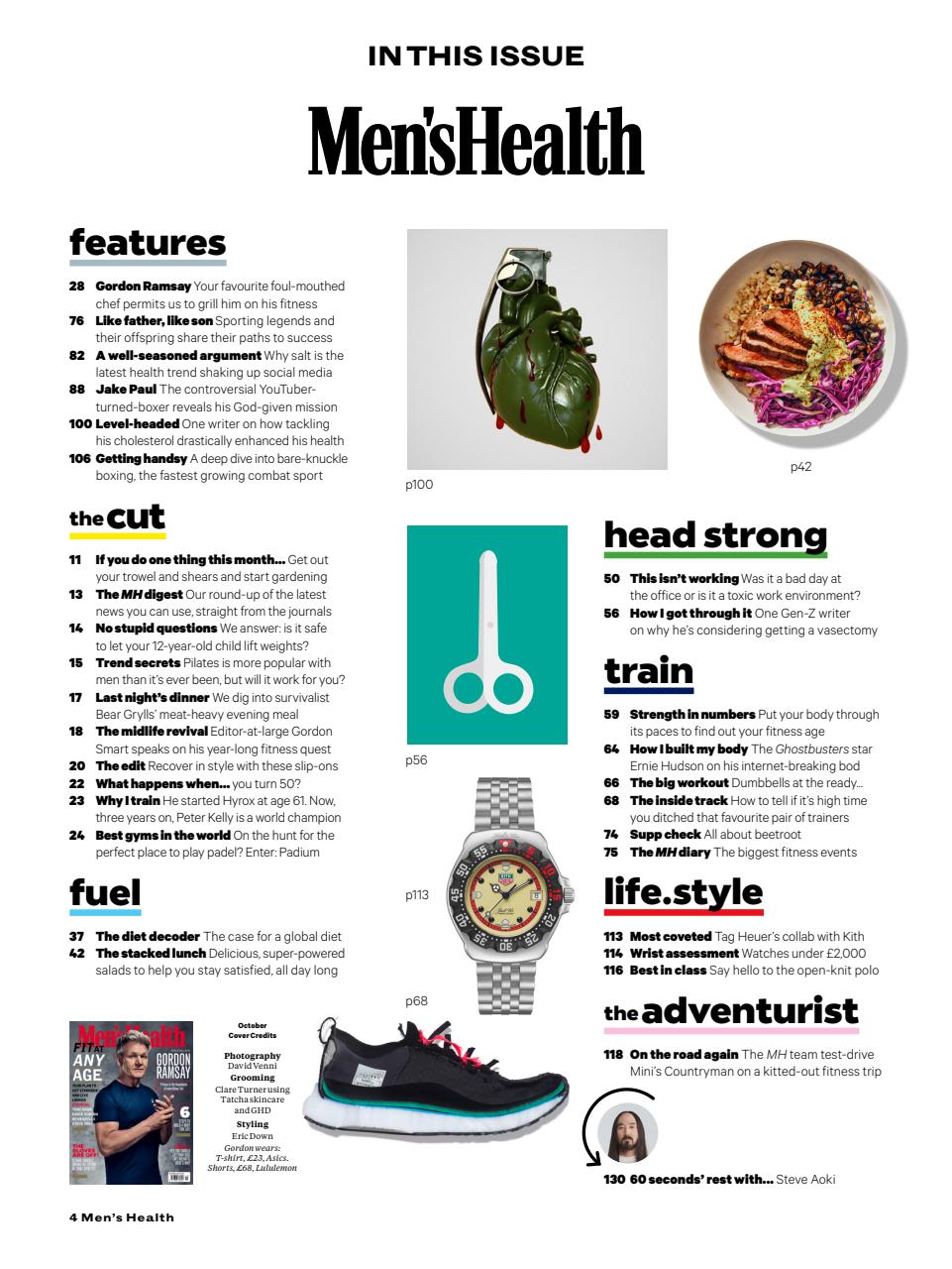 Men's Health Preview Pages