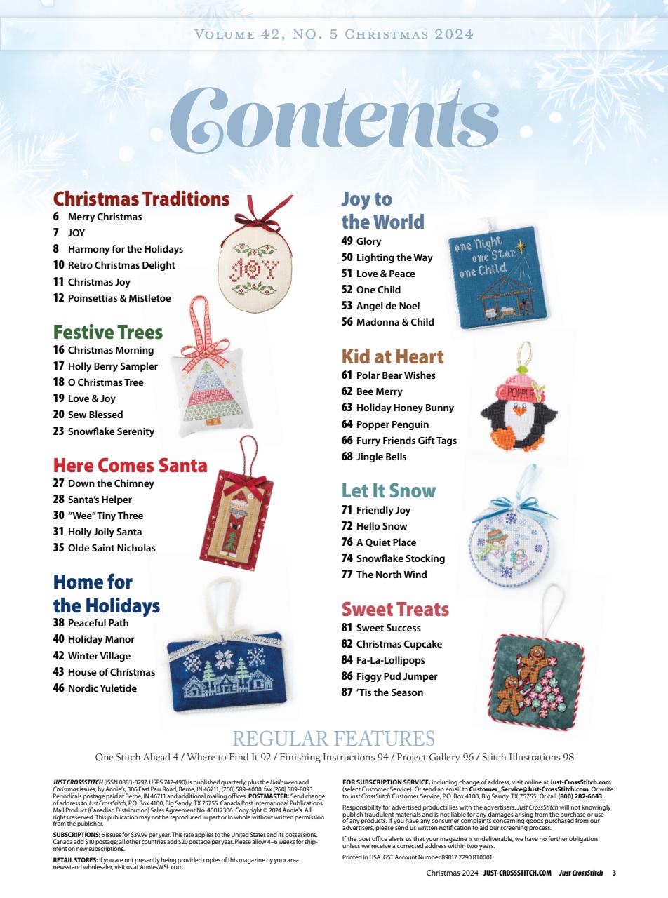 Just CrossStitch Preview Pages