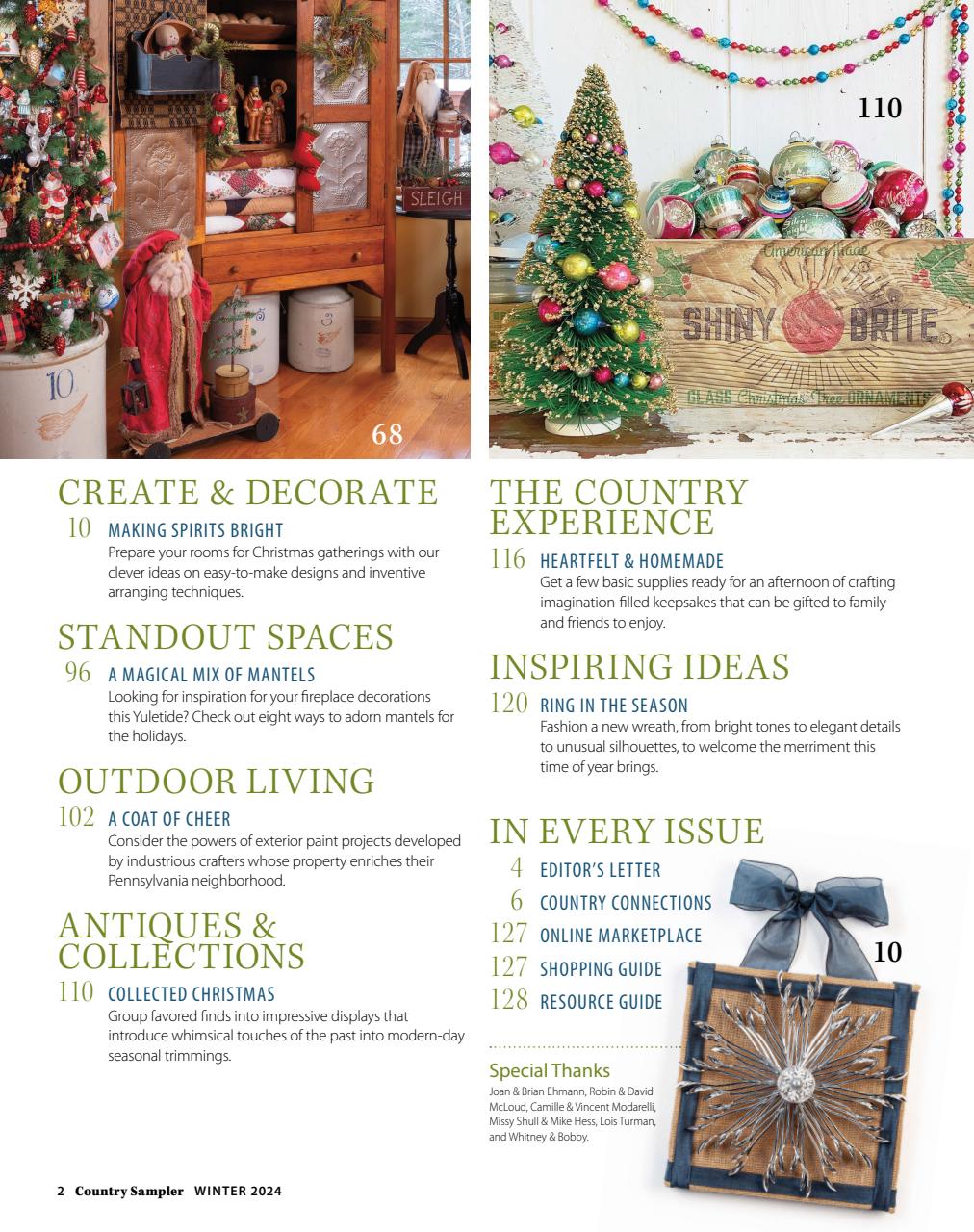 Country Sampler Preview Pages