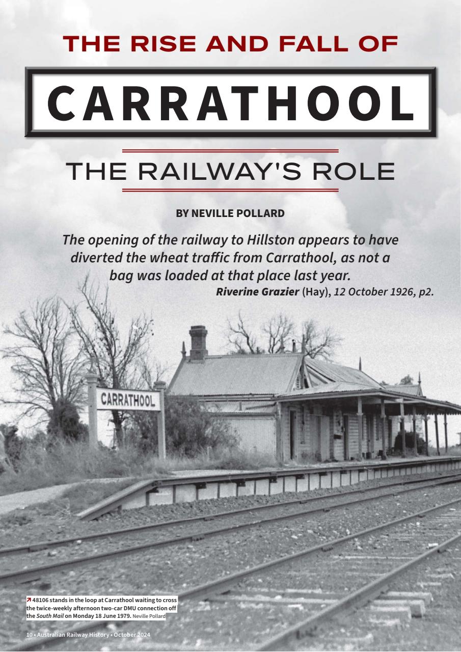 Australian Railway History Preview Pages