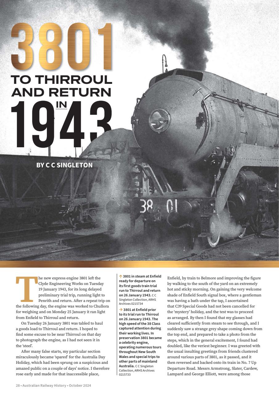 Australian Railway History Preview Pages