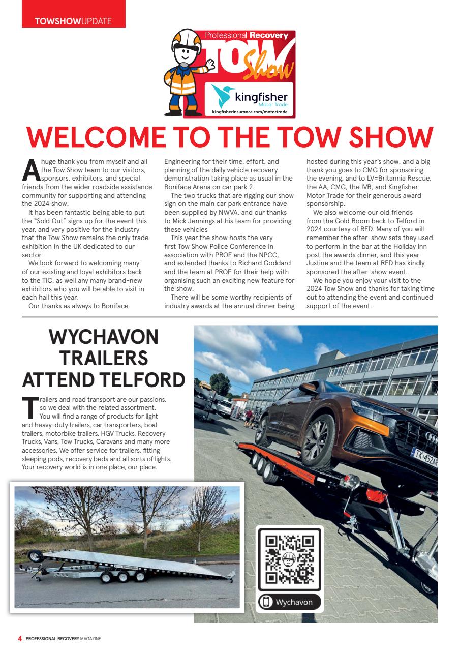 Professional Recovery Magazine Preview Pages