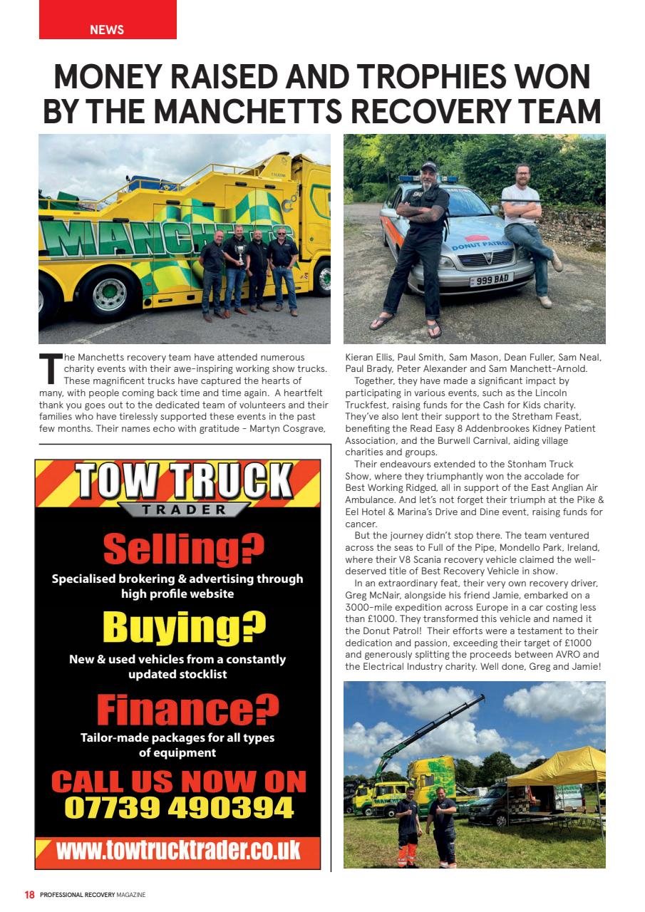 Professional Recovery Magazine Preview Pages