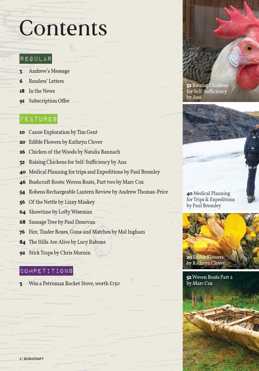 Bushcraft & Survival Skills Magazine Preview Pages