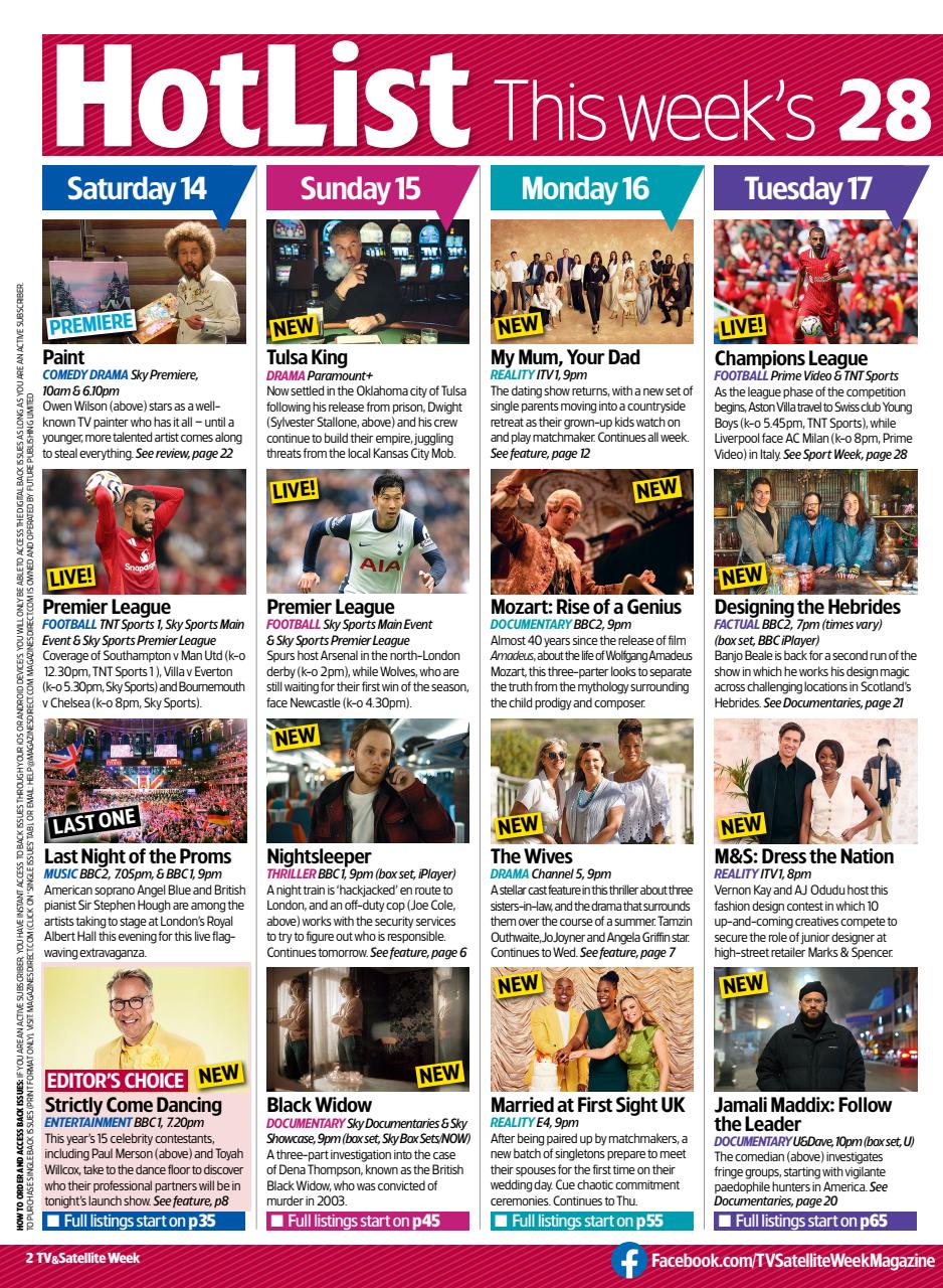 TV & Satellite Week Preview Pages