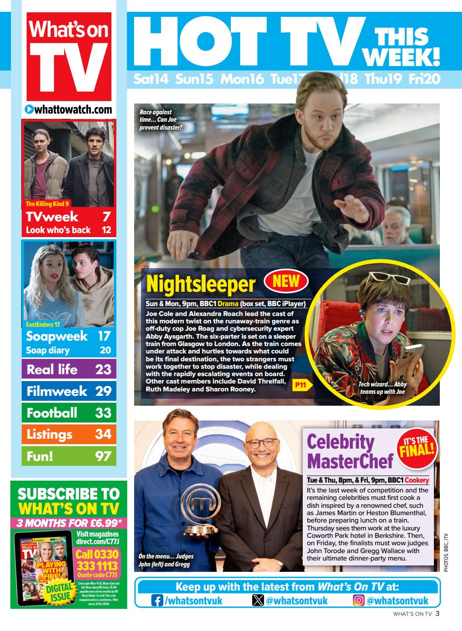 What's on TV Preview Pages