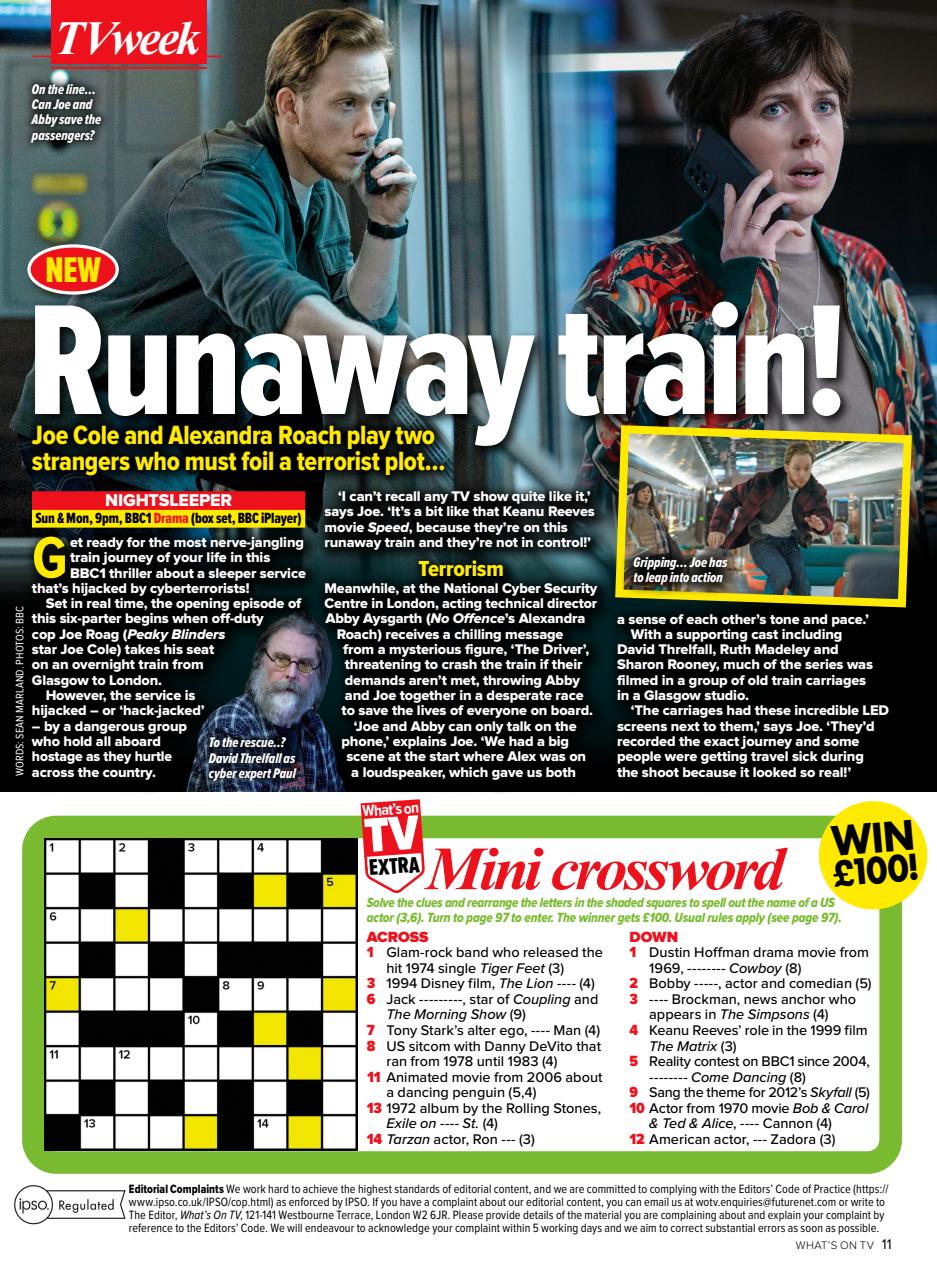 What's on TV Preview Pages