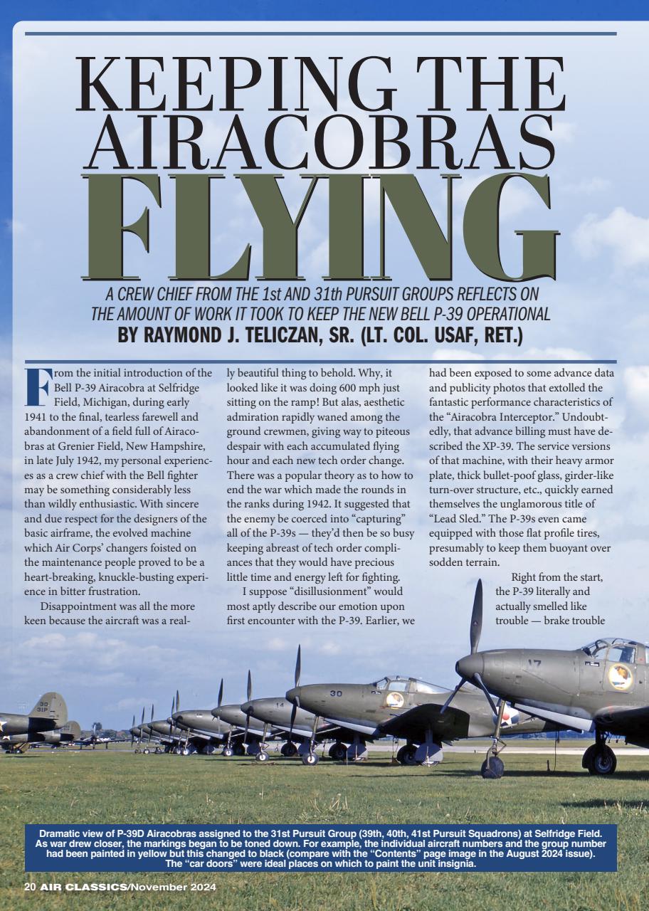 Air Classics - Where History Flies Preview Pages