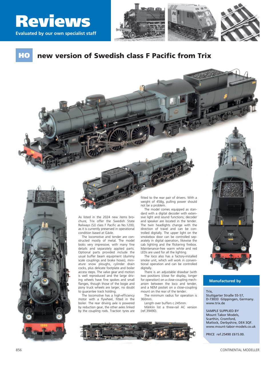 Continental Modeller Preview Pages