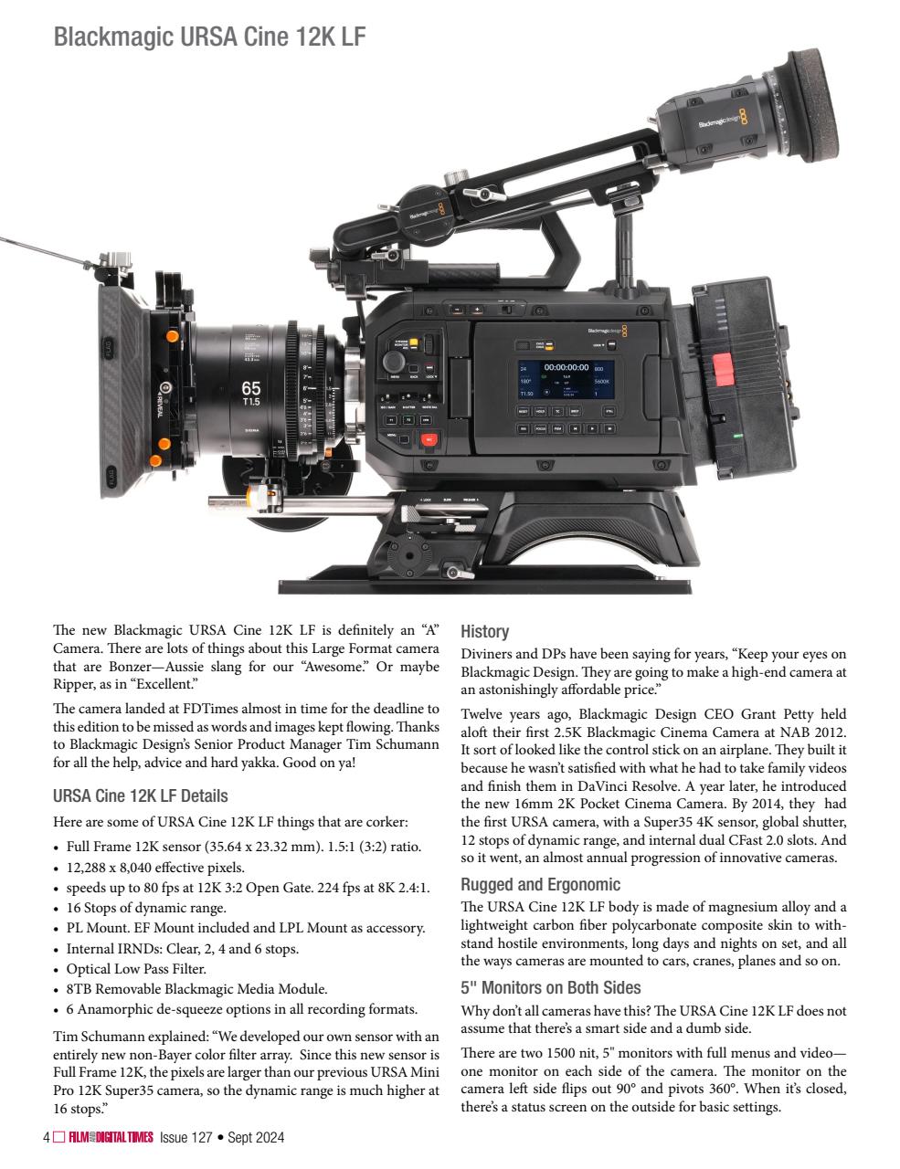 Film and Digital Times Preview Pages