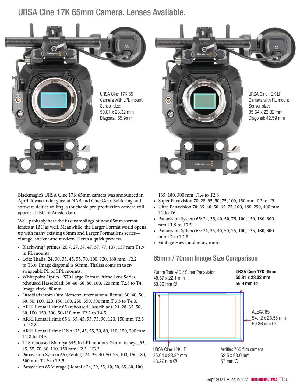 Film and Digital Times Preview Pages