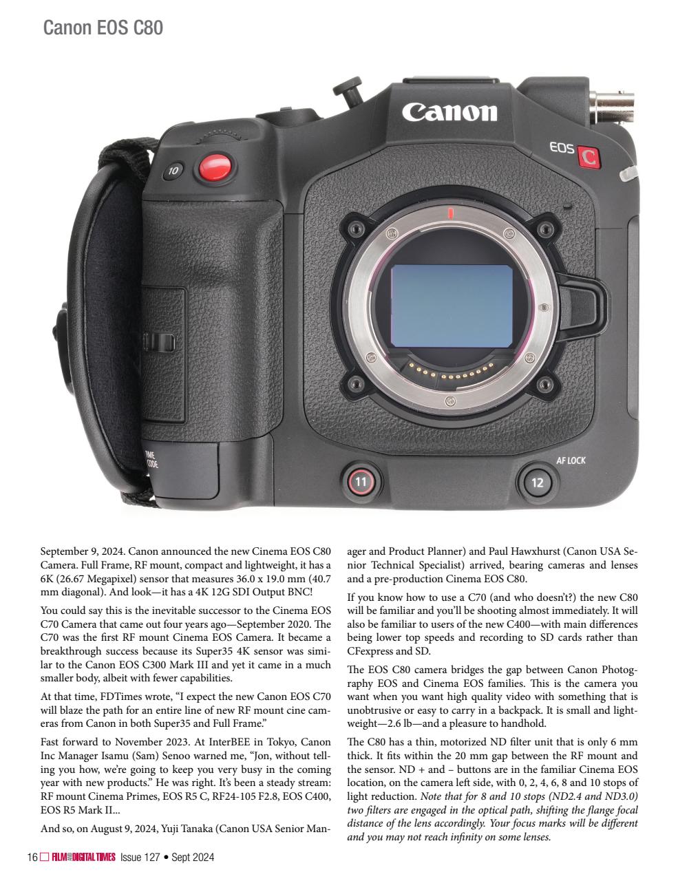 Film and Digital Times Preview Pages