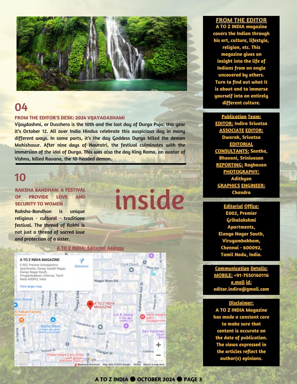 A to Z India Preview Pages