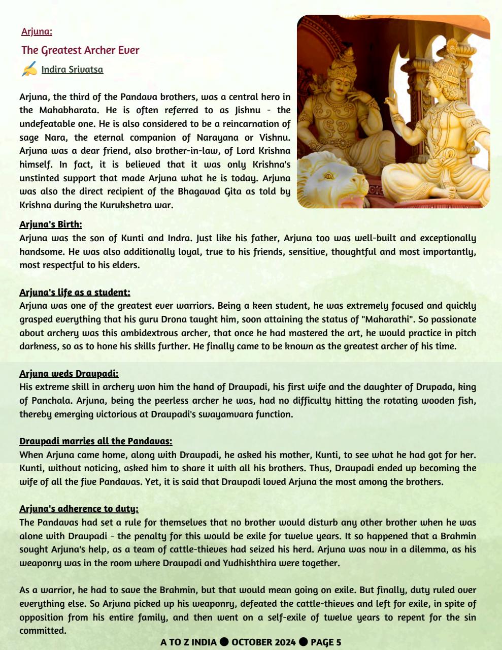 A to Z India Preview Pages