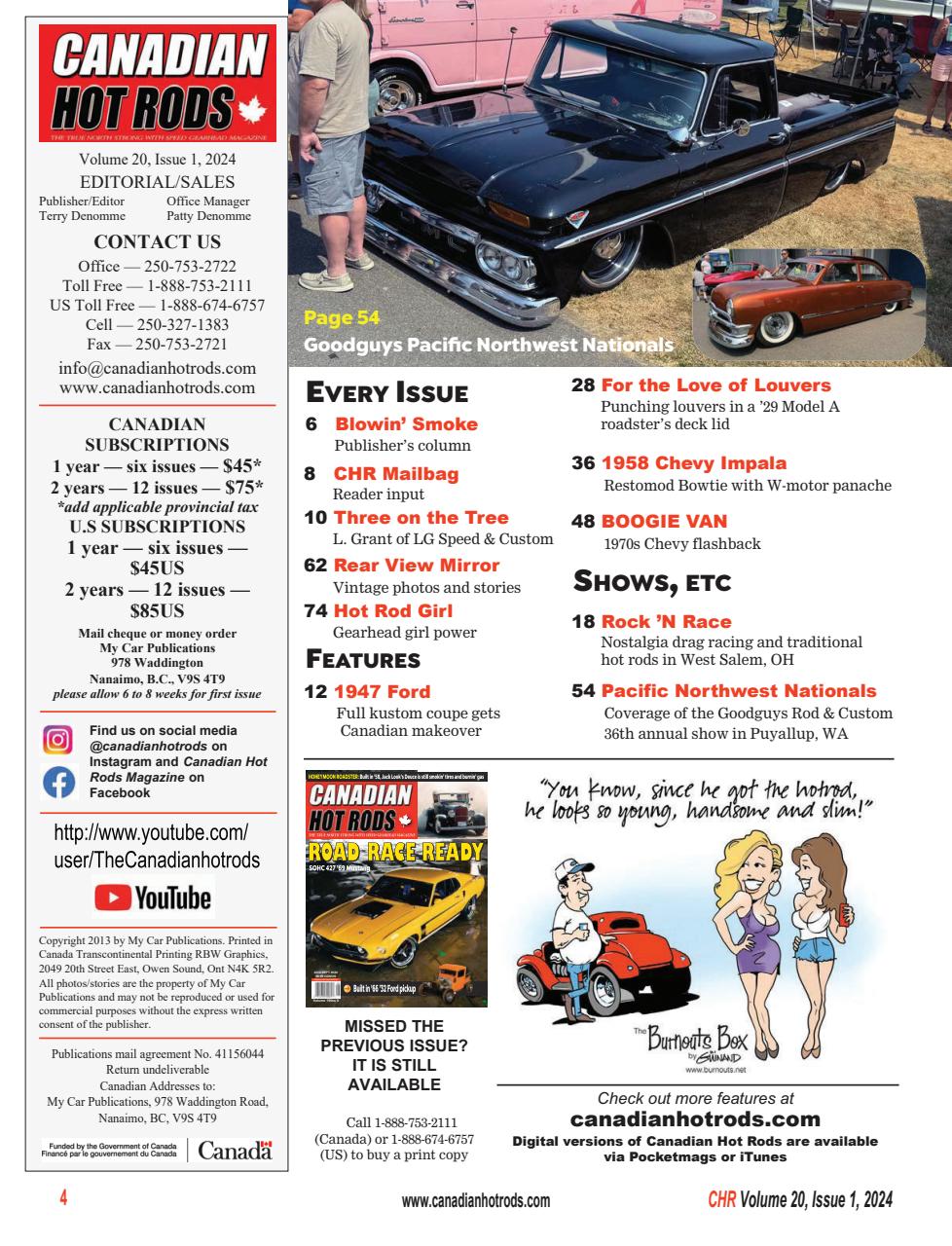 Canadian Hot Rods Preview Pages