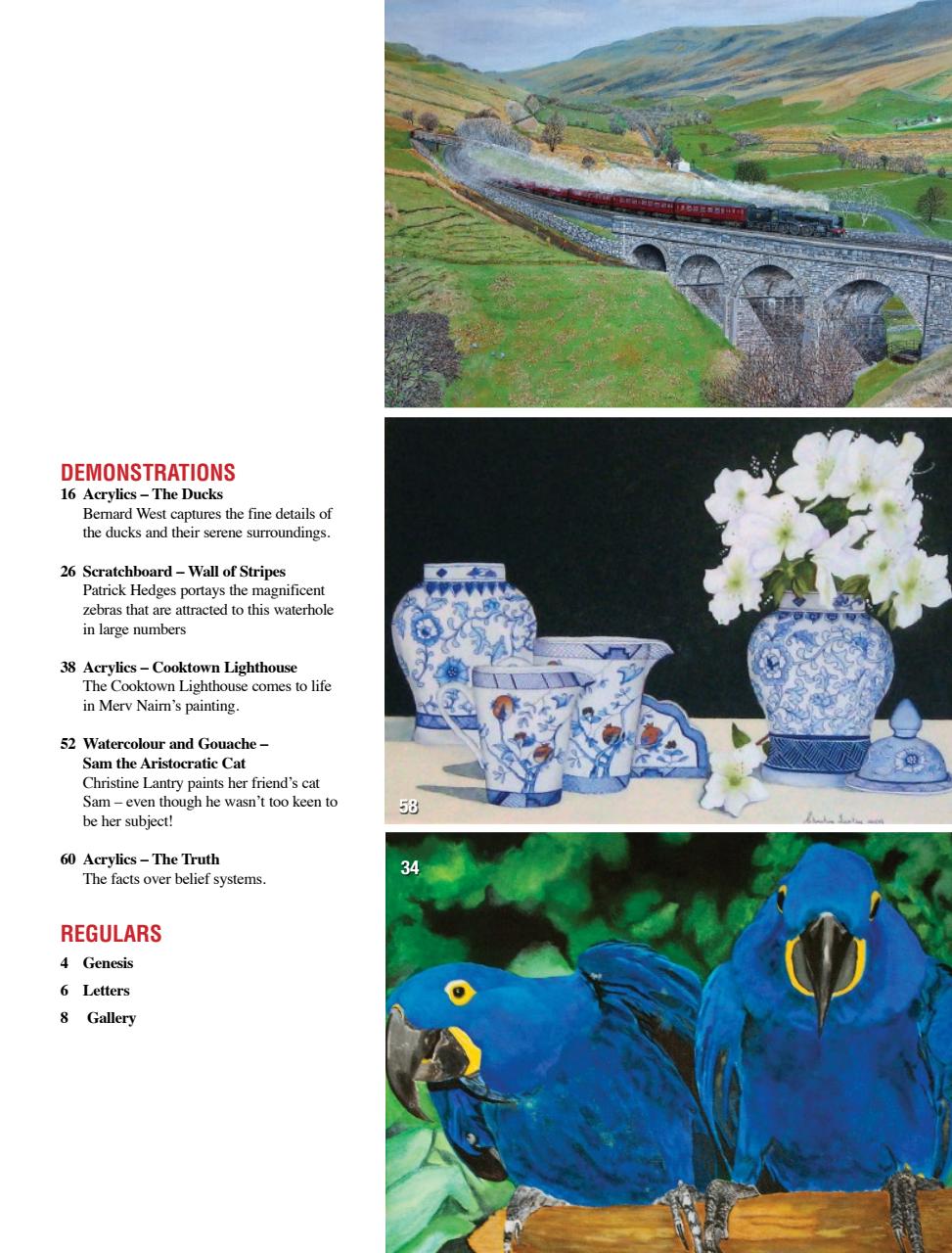 Artist's Palette Preview Pages