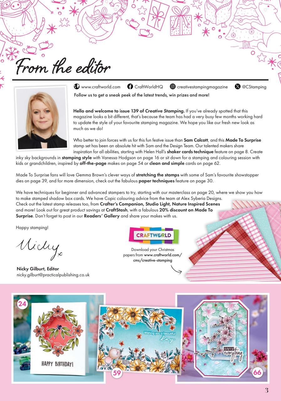 Creative Stamping Preview Pages