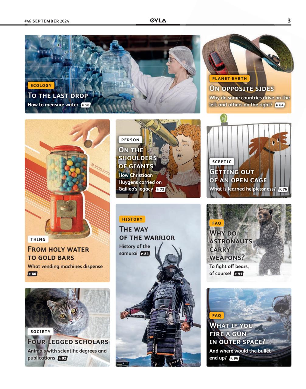 OYLA Magazine Preview Pages