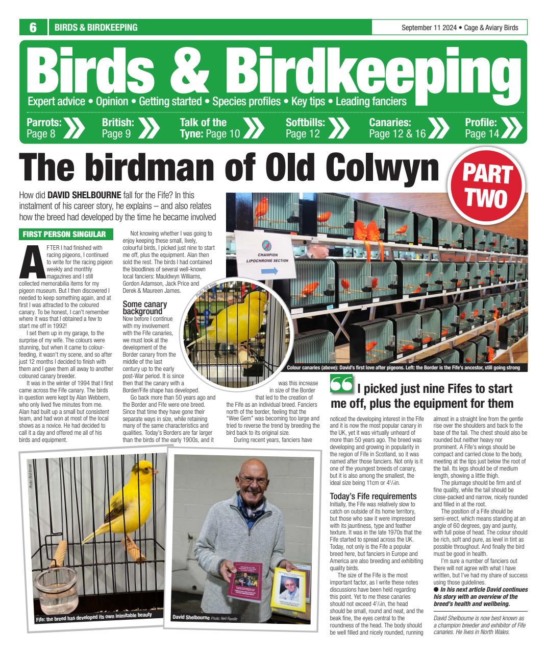 Cage & Aviary Birds Preview Pages