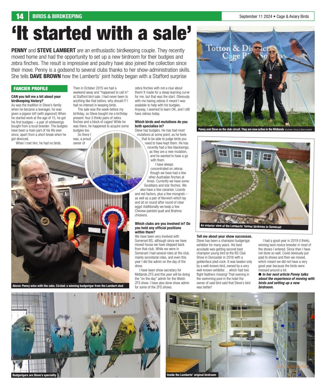 Cage & Aviary Birds Preview Pages