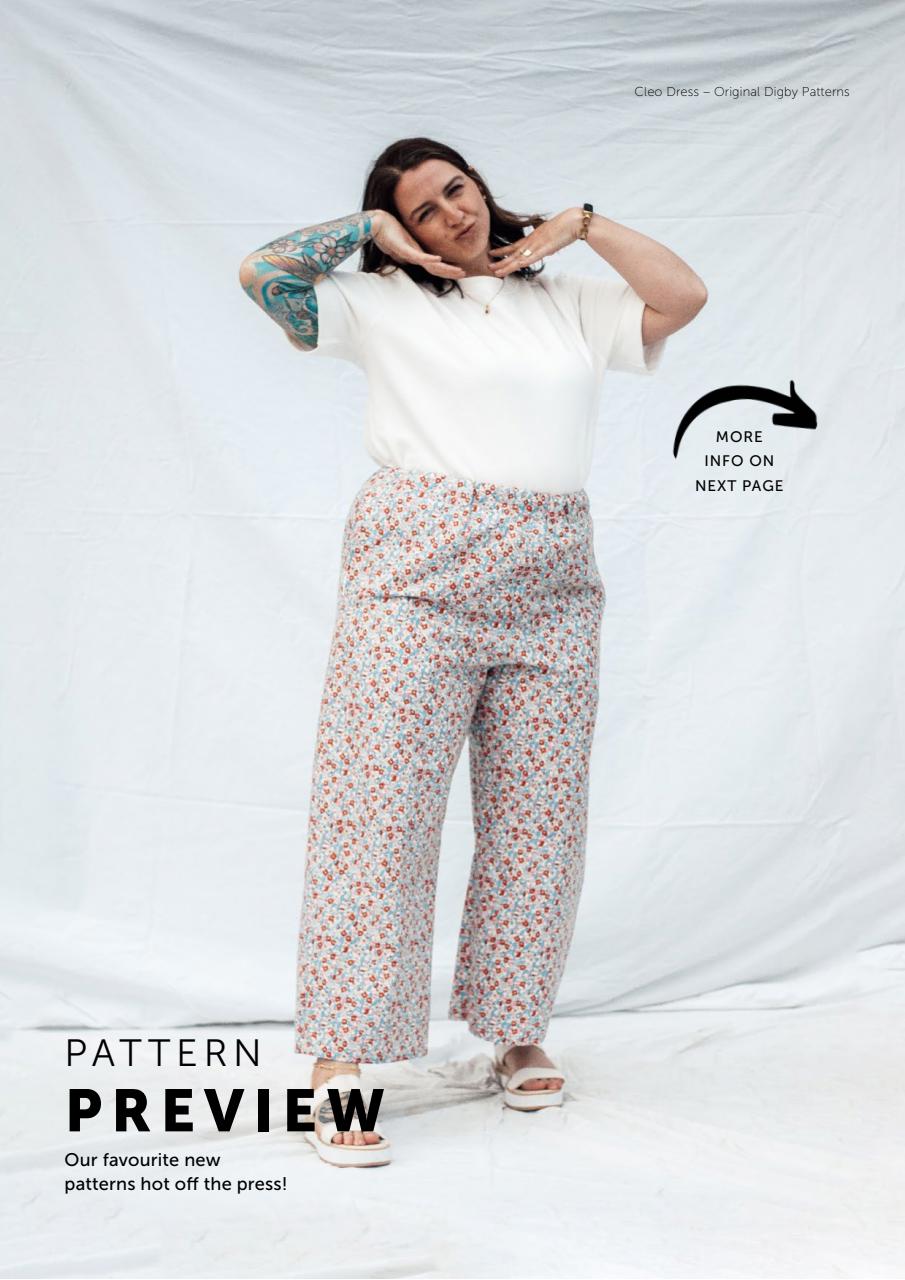 The Pattern Pages Sewing Magazine Preview Pages