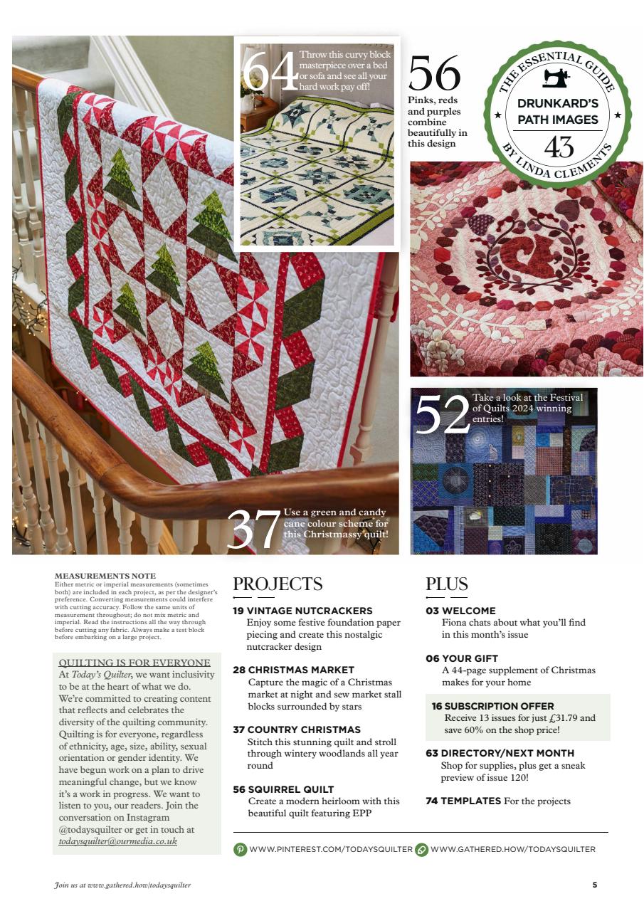 Today’s Quilter Preview Pages