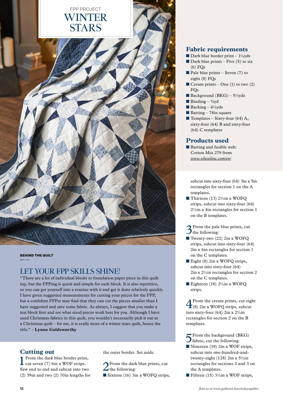 Today’s Quilter Preview Pages