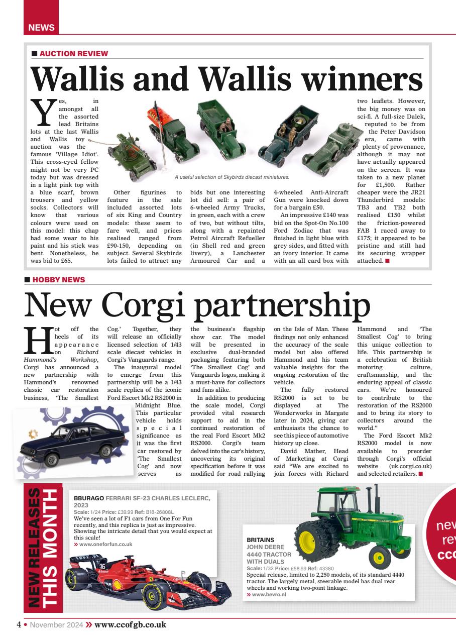 Collectors Gazette Preview Pages