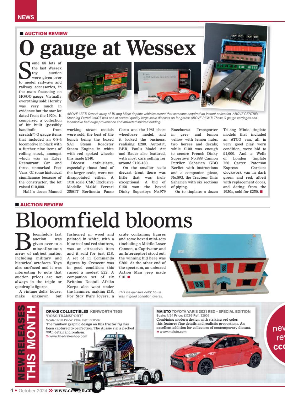 Collectors Gazette Preview Pages