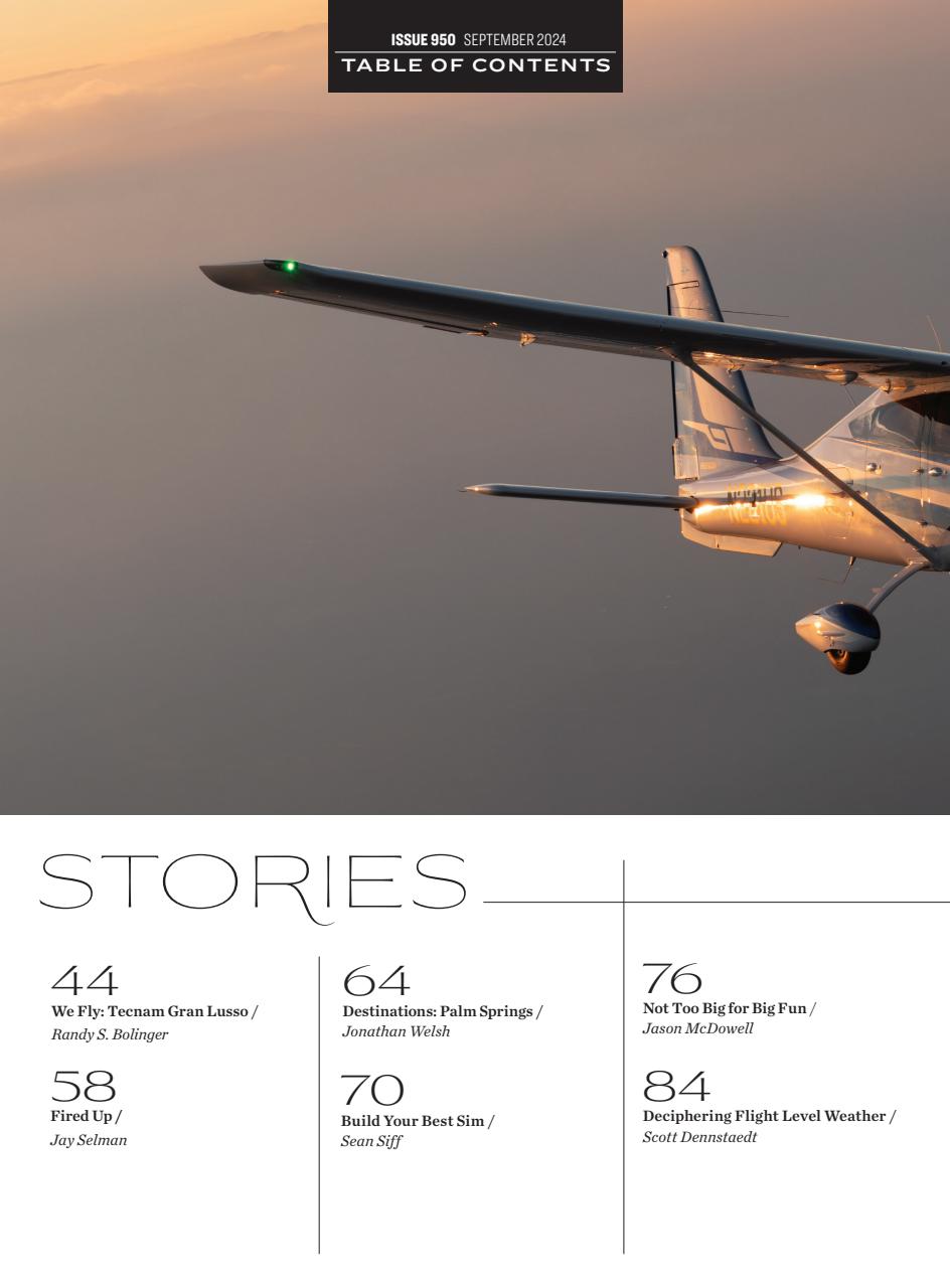 FLYING Magazine Preview Pages