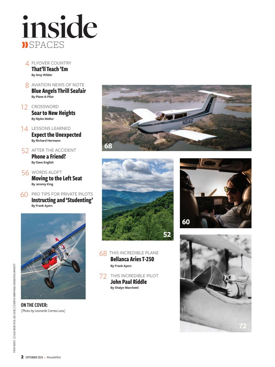 Plane & Pilot Preview Pages