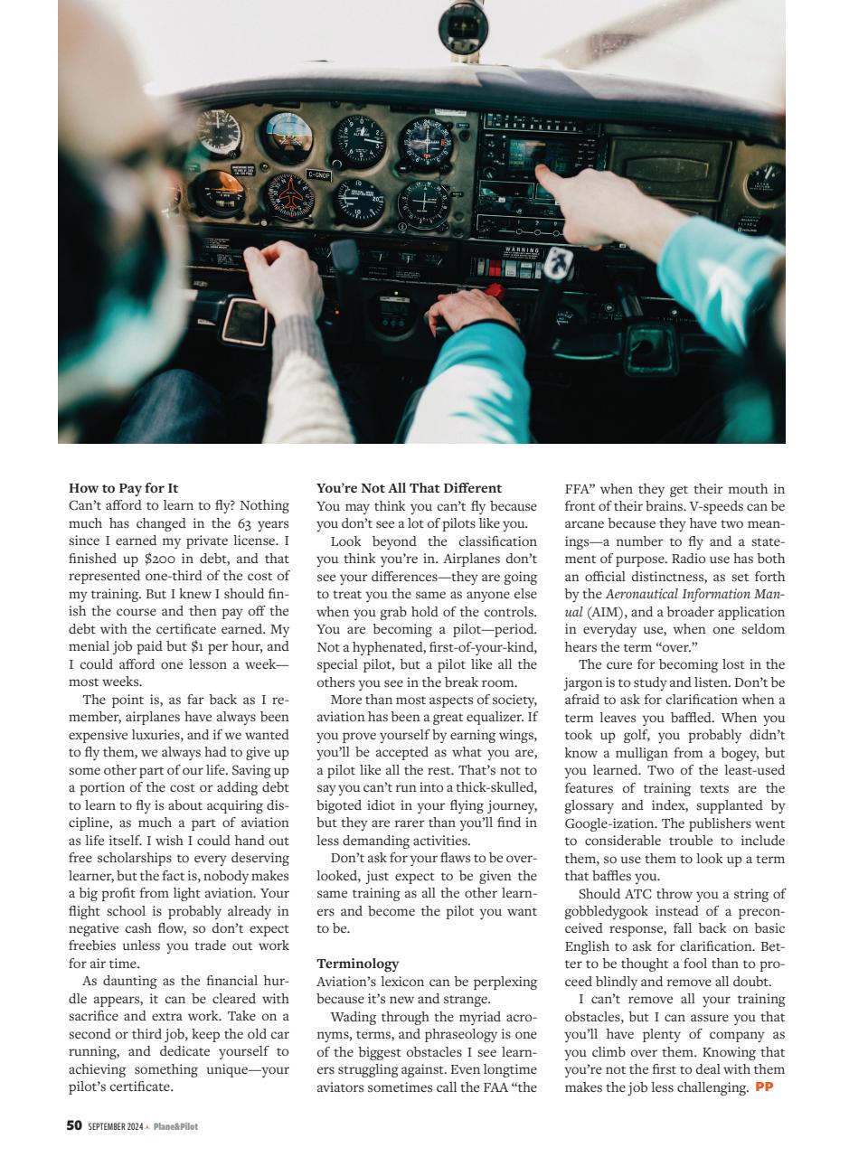 Plane & Pilot Preview Pages