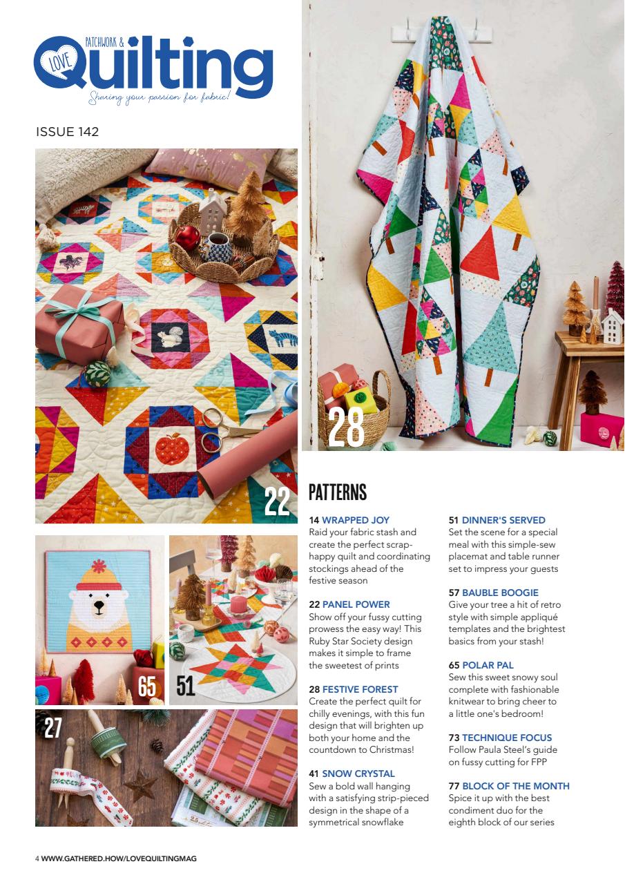 Love Patchwork & Quilting Preview Pages