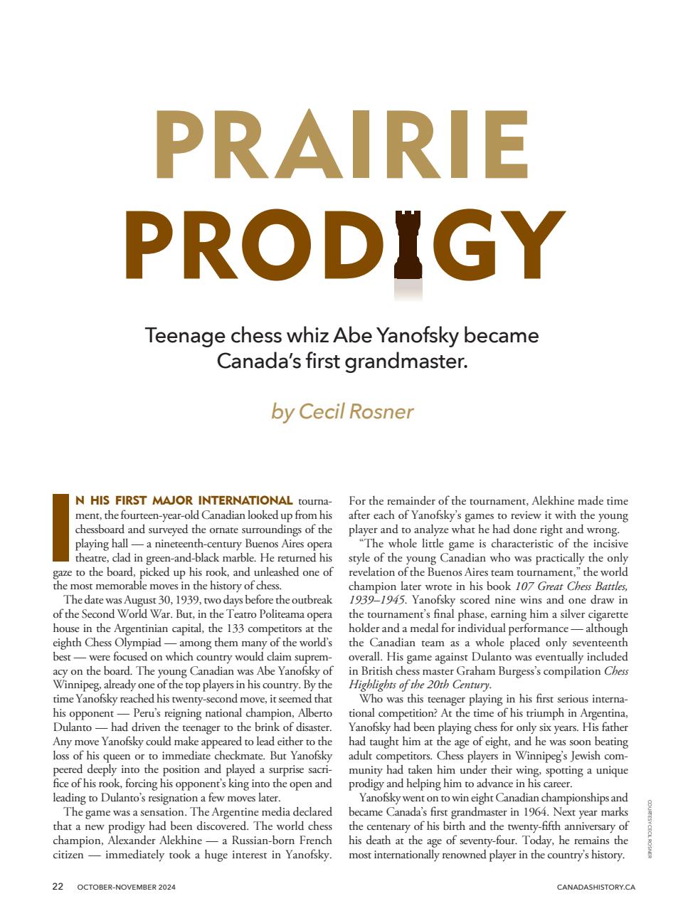 Canada's History Preview Pages