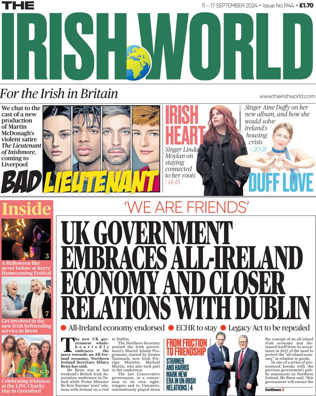 Irish World Preview Pages