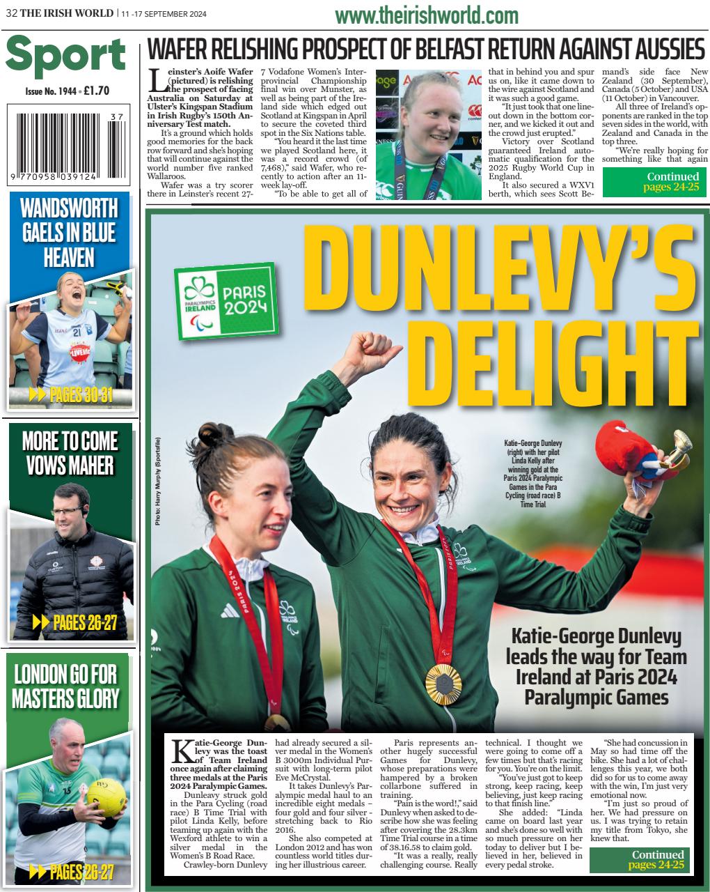 Irish World Preview Pages