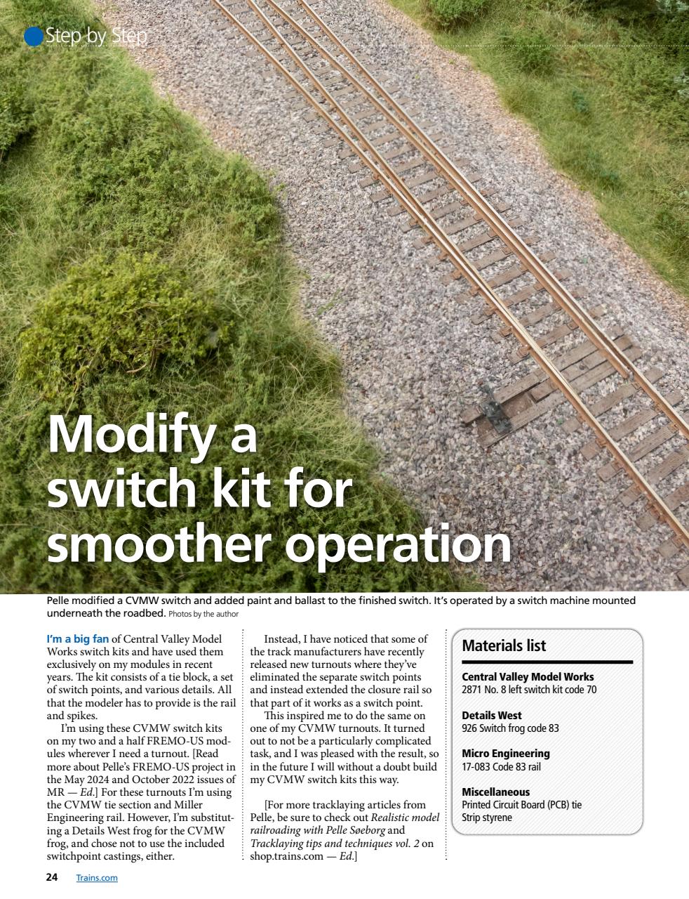 Model Railroader Preview Pages