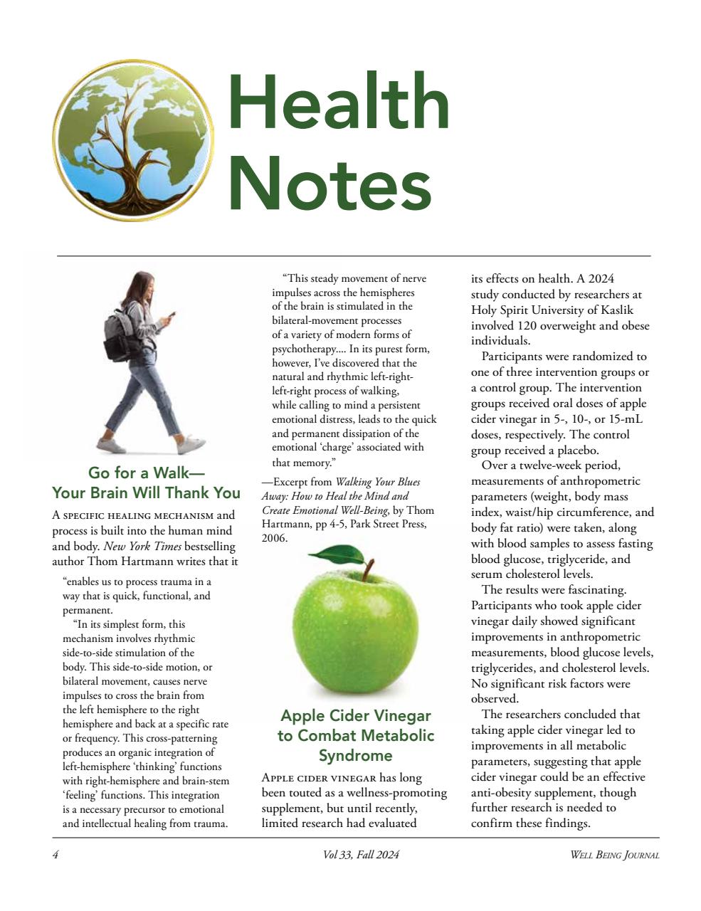 Well Being Journal Preview Pages