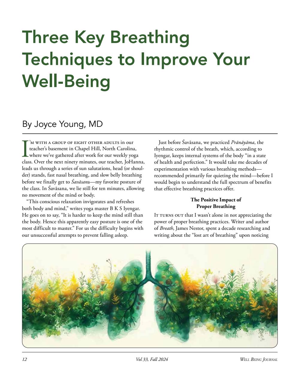 Well Being Journal Preview Pages