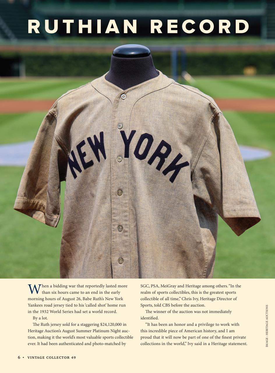 Beckett Vintage Collector Magazine Preview Pages