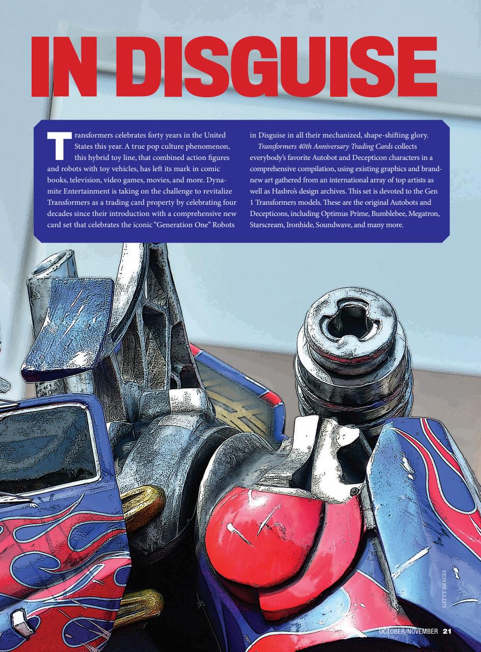 Non-Sport Update Magazine Preview Pages