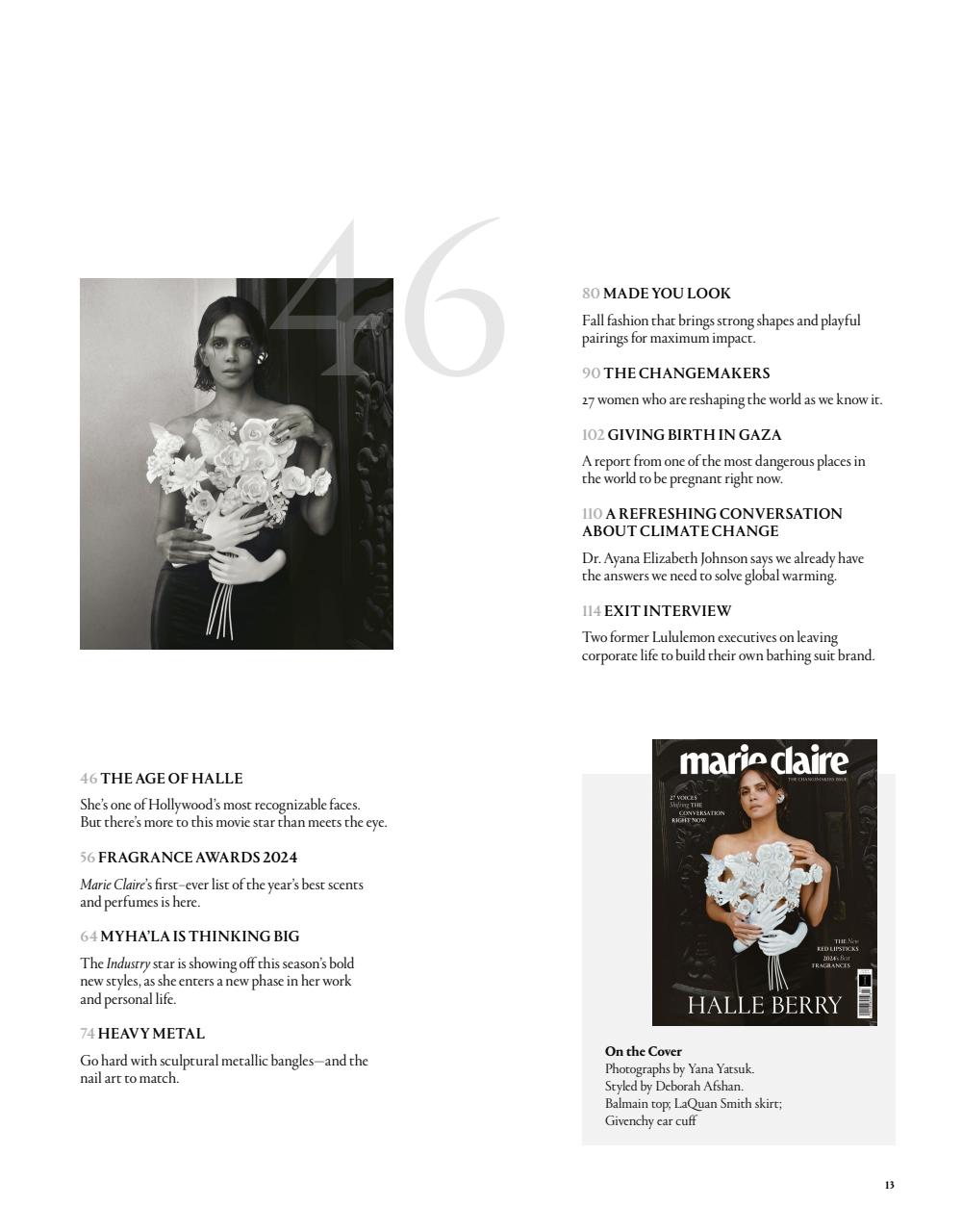 Marie Claire US Preview Pages