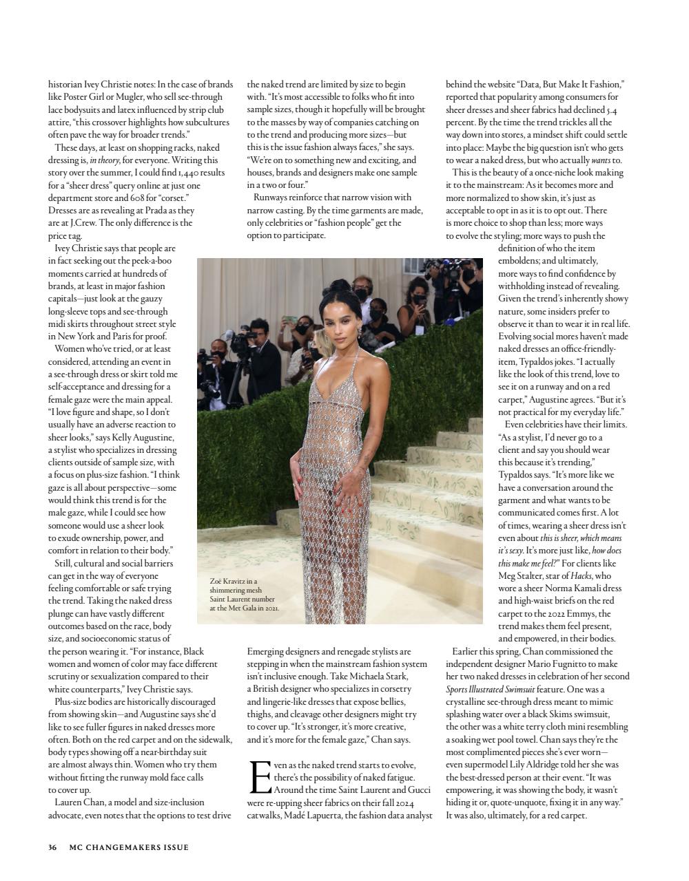 Marie Claire US Preview Pages